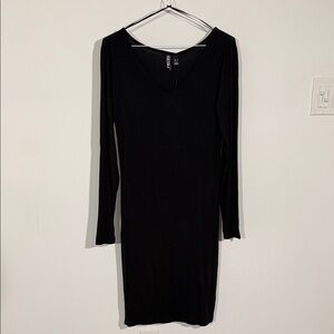 Pieces | Classic Black Long Sleeve Dress | M